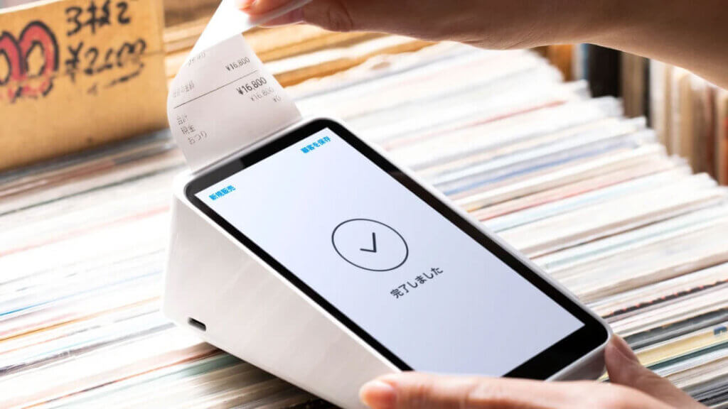 『Square Terminal（スクエアターミナル）』のレシート発行イメージ