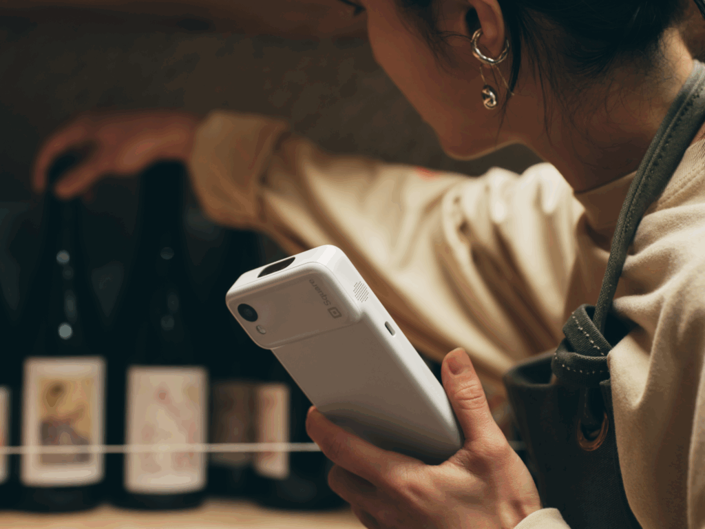 Squareハンディの商品登録作業のイメージ